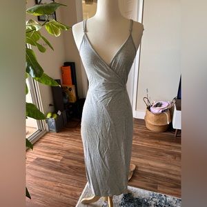 Grey Wrap Dress  Size XXS